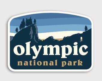 Olympic National Park Sticker - Waterproof  & Weatherproof