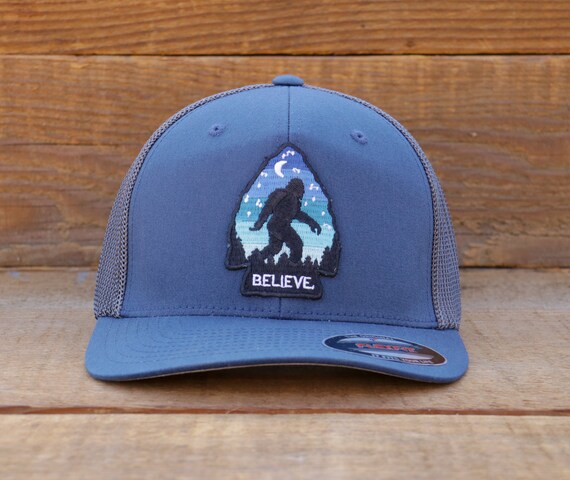Bigfoot Believe FLEXFIT Hat | Etsy Canada