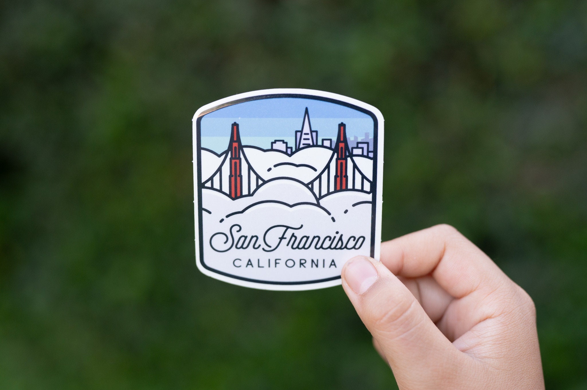 San Francisco California Sticker | Dishwasher Safe Decal | for Laptops ...