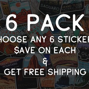 Choose Any 6  - Sticker Pack