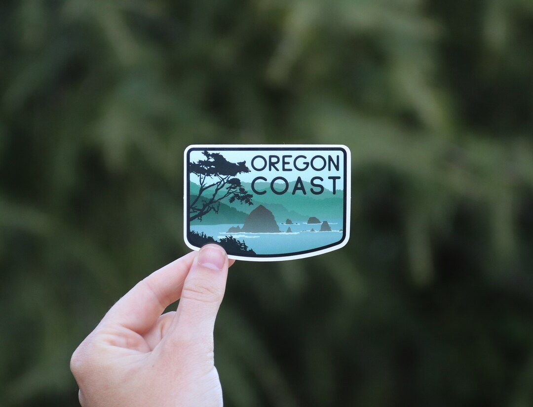 Oregon Coast - Waterproof Vinyl Sticker, UV Resistant Decal - Etsy
