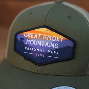 Great Smoky Mountains National Park Hat NP Trucker Hats Great for National Park Enthusiasts image 4