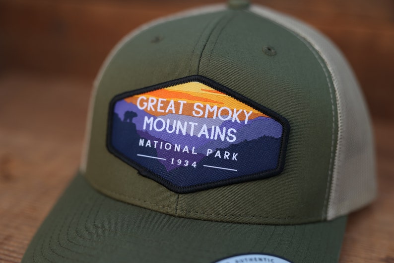 Great Smoky Mountains National Park Hat NP Trucker Hats Great for National Park Enthusiasts image 4