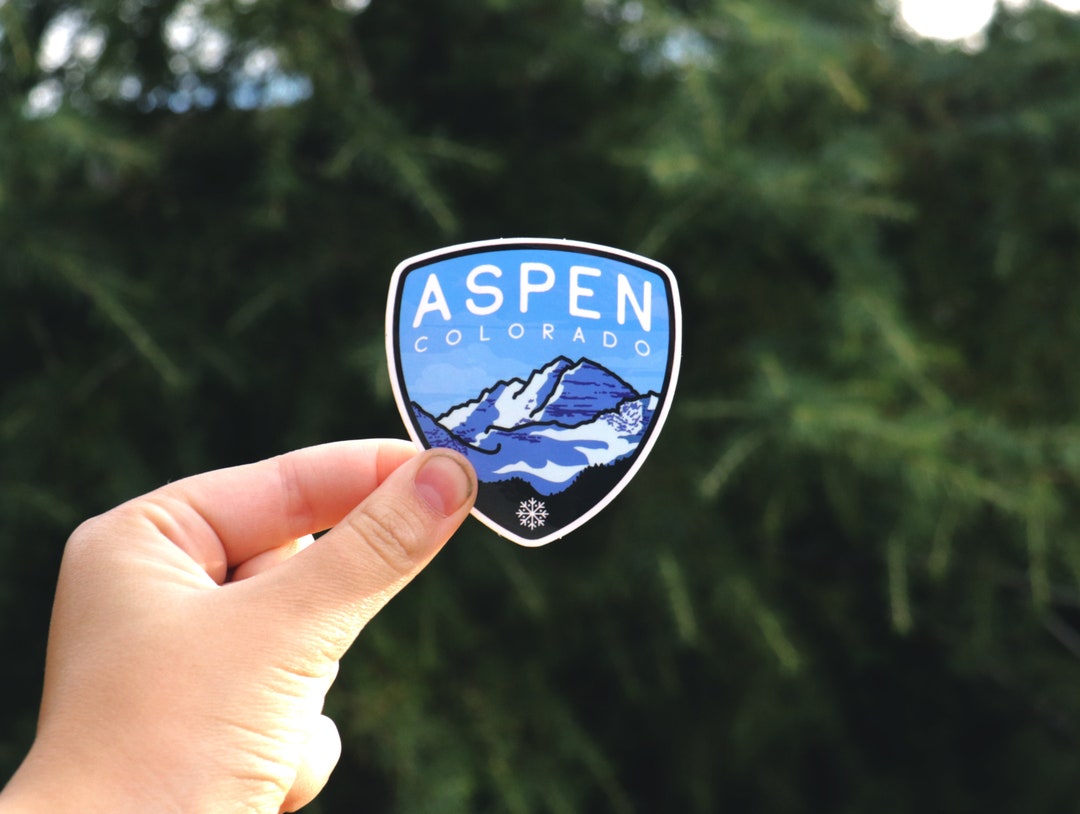 Aspen Colorado Vinyl Sticker: Weatherproof Glossy Decal - Etsy