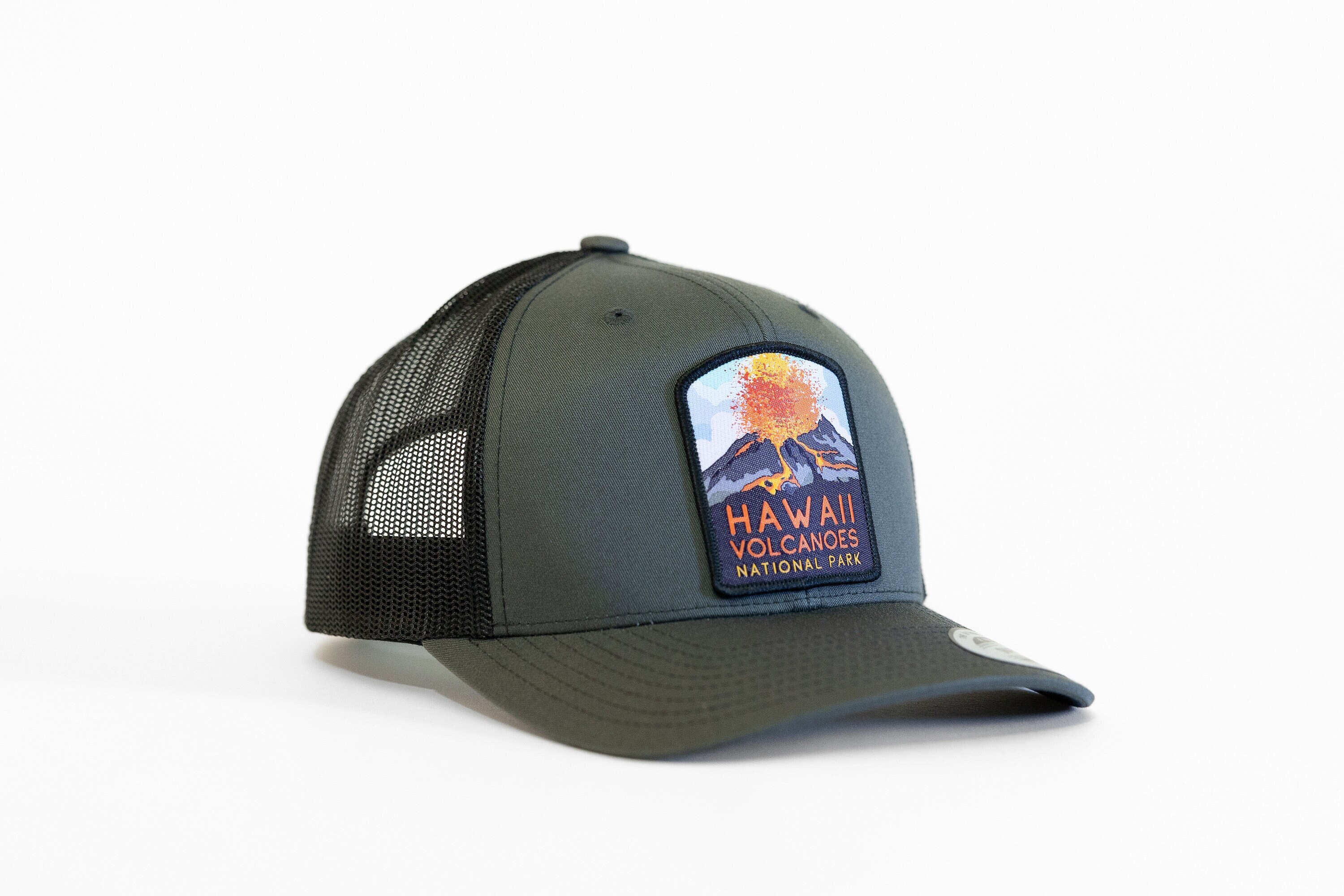 thumbnail image 2 of Shaka Aloha Hawaii Trucker Hat For Men Or Women - Baseball Snapback Cap Black At Men's Clothing Store 2 of 13