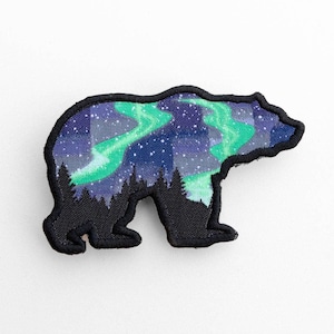 Northern Lights Grizzly Bear Patch