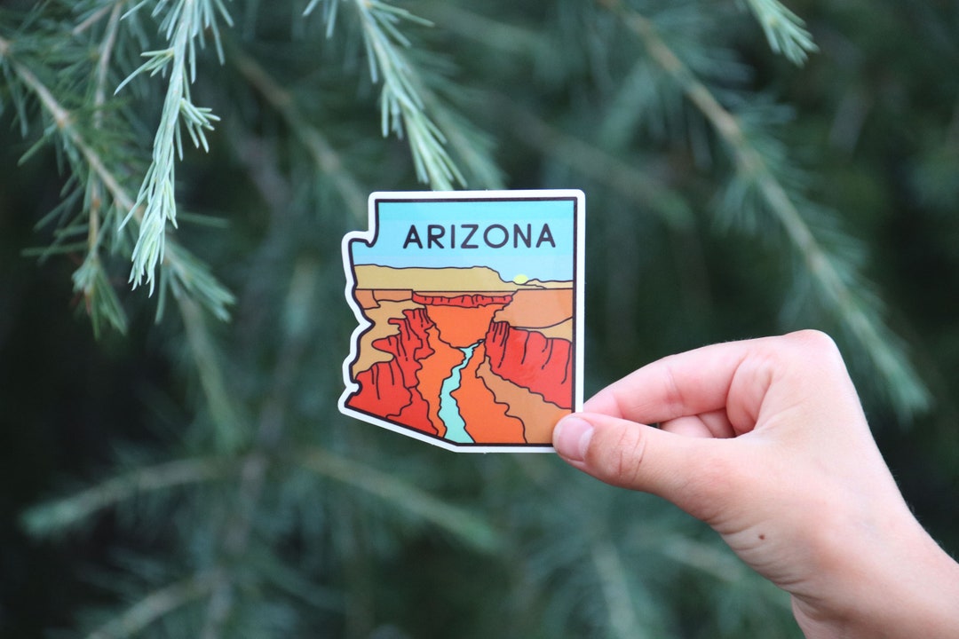 Arizona Vinyl Sticker - Etsy