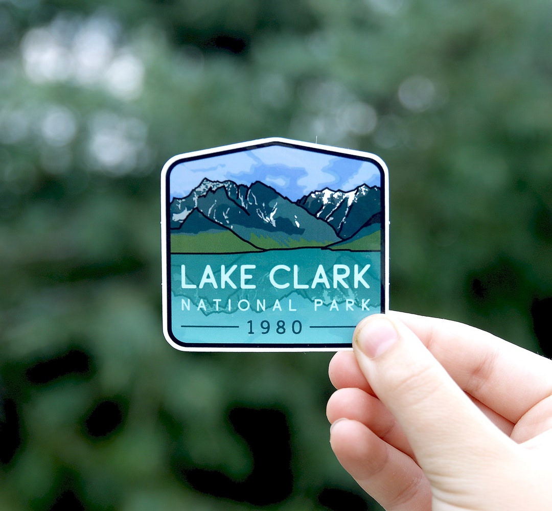 Clarke. It Sticker Lake Clark National Park Sticker: Waterproof UV Resistant Decal - Etsy