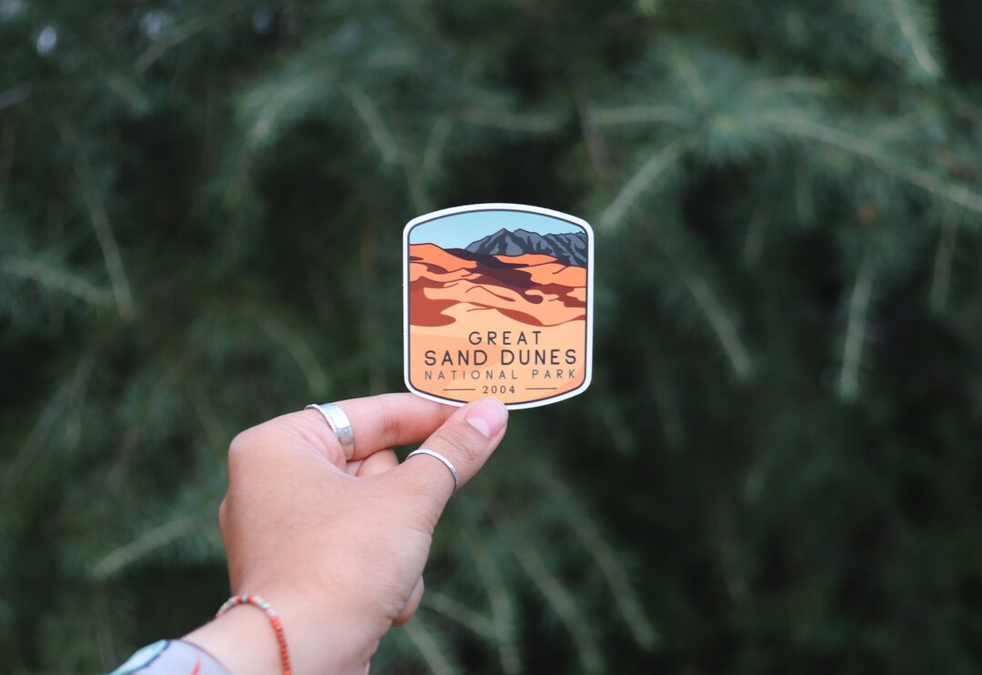 Sand Kindom Sticker Sand Dunes National Park Sticker - Weatherproof Vinyl Decal - Etsy