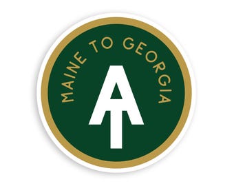 AT - Appalachian Trail Waterproof Vinyl Sticker