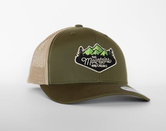 The Mountains Are Calling Hat  | Snapback Trucker Cap