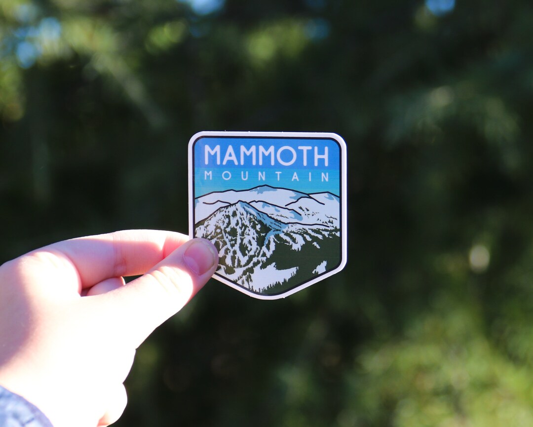 Mammoth Script Sticker Mammoth Mountain - Waterproof Vinyl Sticker, UV Resistant Decal - Etsy