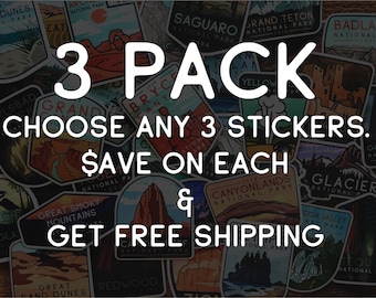 Choose Any 3 Sticker Pack
