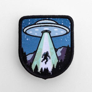 Bigfoot UFO Conspiracy Patch