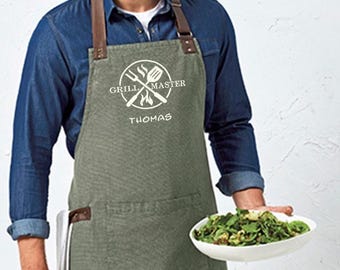 Praktisch grillschort voor mannen – Stevig barbecueschort voor grillmeesters