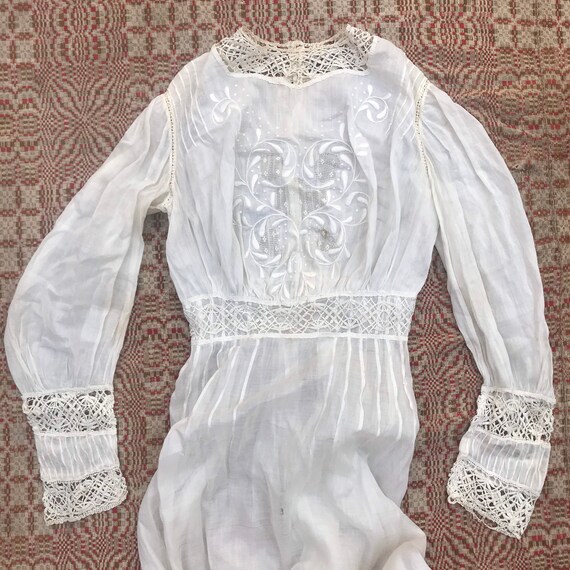 Edwardian White Tea Dress