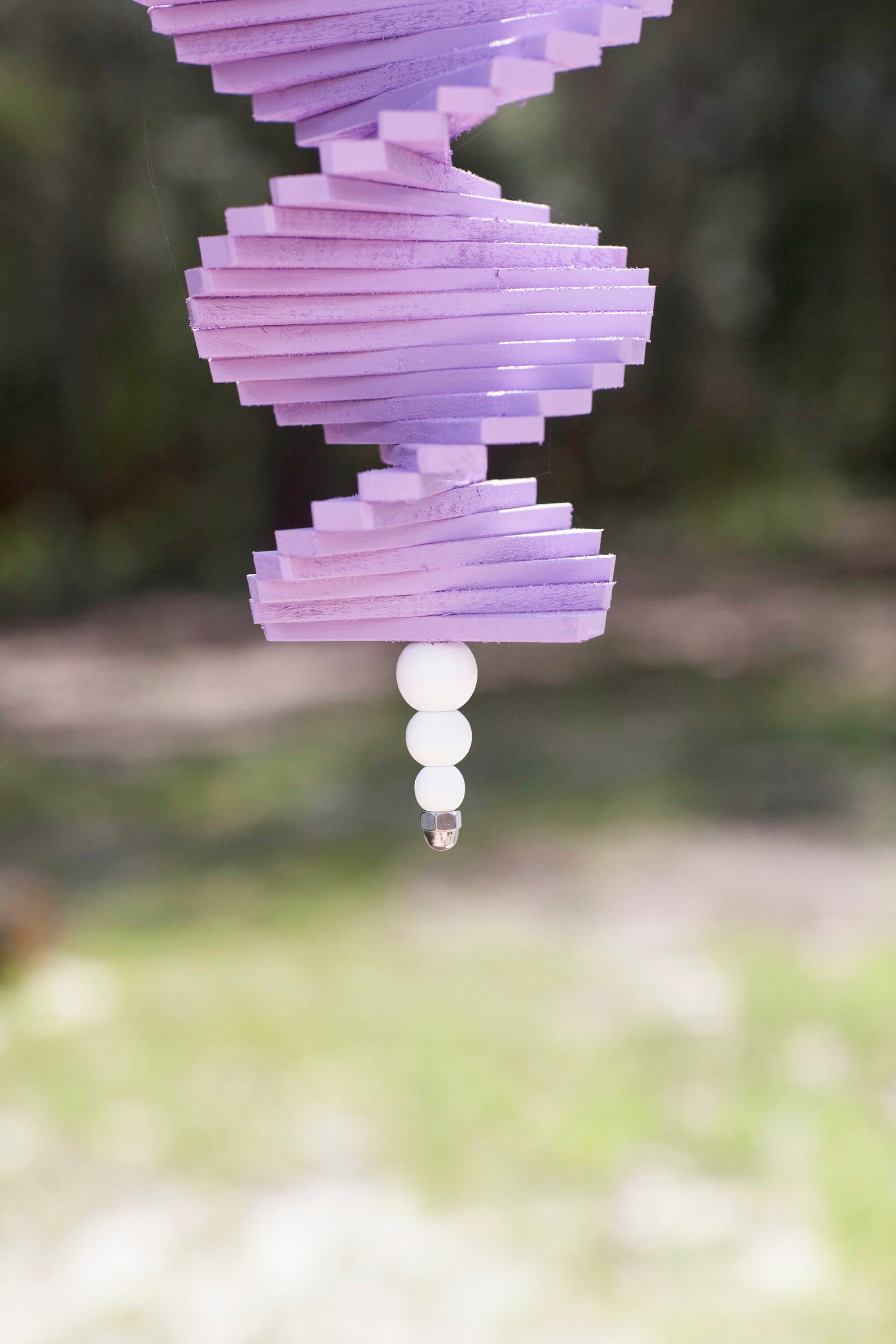 Colorful Wooden Spiral Wind Spinner Etsy
