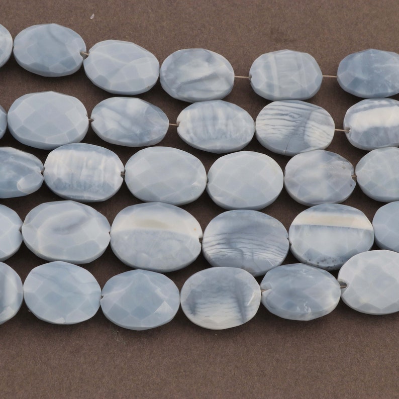 jewelry making supplies 16mmx12mm 8 inches SP756 1 Strand Bolder Opal Oval Beads Faceted Blue Oregon Oval beads