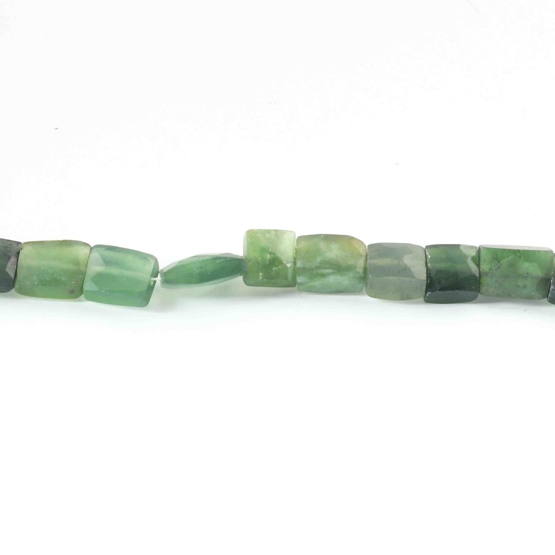 1 Strand Seraphinite Chicklet Shape Beads faceted Gemstone Etsy