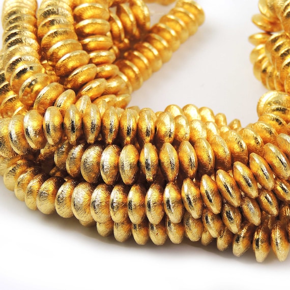 4mm Small Beads GCB064 10 Strands Gold Plated Copper Beads Sparkle Round Ball Beads 24k Gold Plated Copper Ball Beads
