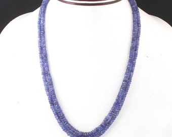 Faceted Tanzanite Two-Strand Necklace – Fine Gemstone Jewelry, 15 Inch