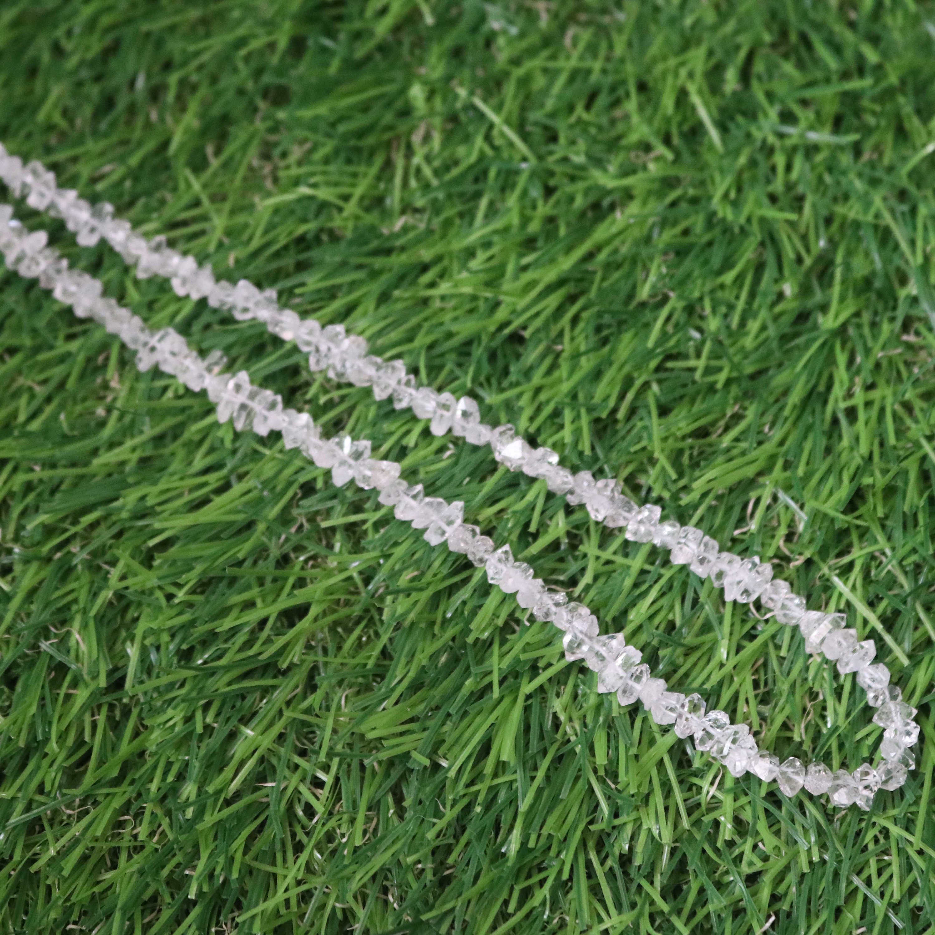 Perline Di Diamanti Herkimer: Forniture Per Gioielli In Pietra Grezza (4 Mm-6 Mm, 16 Pollici) - Italia - Foto 12