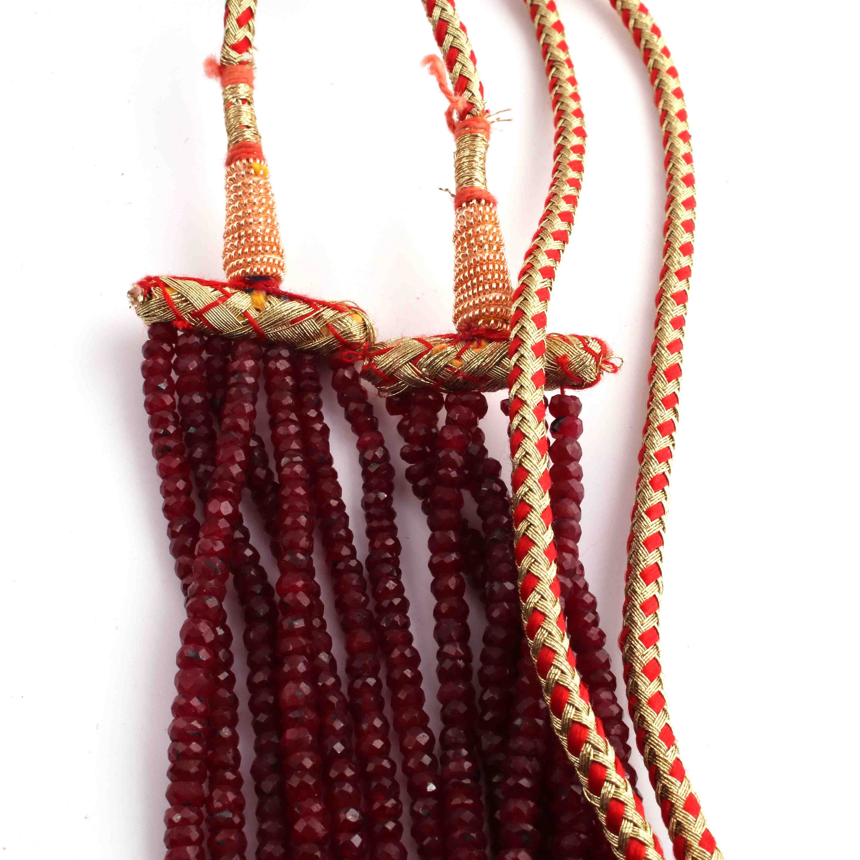 faceted ruby necklace
