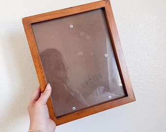 Wooden 8x10 Photo Frame, Vintage Wooden Frame, Wood Photo Frame, Boho Photo Frame, Vintage Photo Frame, Simple Wooden Photo Frame