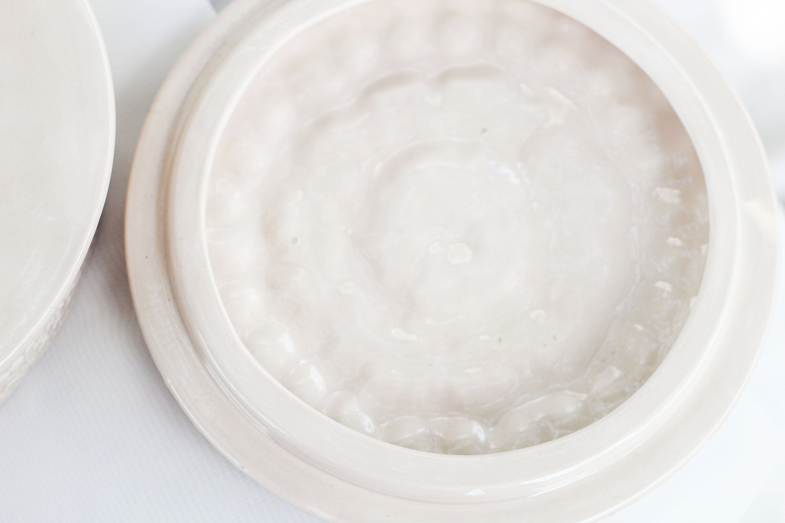 Elfenbein Keramik Behälter Vintage Keramik Schale | Etsy