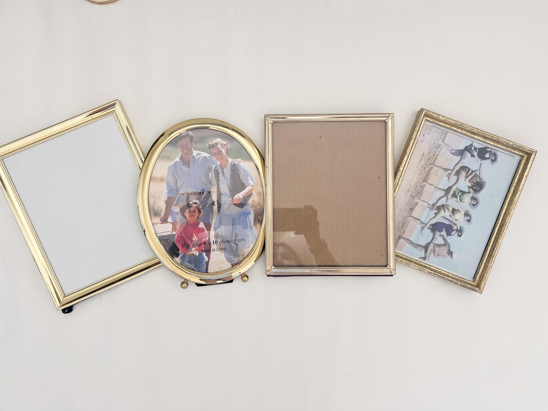 Brass 8x10 Frames, Vintage Gold Frames, Brass Oval Frame, Assorted Gold ...