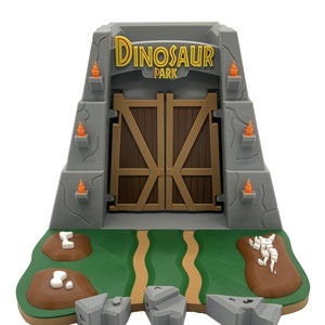 Dinosaur Island Dice Tower