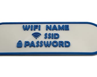 Wi-Fi home or office placard