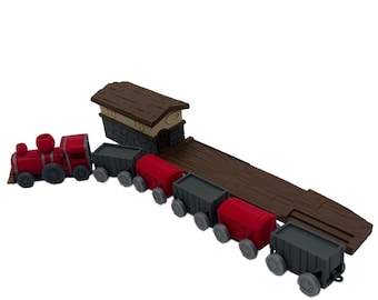 Unofficial Everdell Accessory: Newleaf Train Set