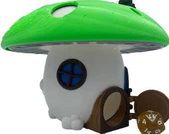 Whimsical Mushroom Dice Tower