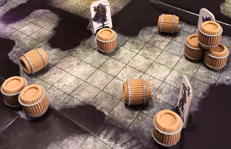 Role Play Scenery Barrel X 10 - Etsy