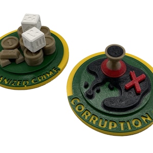 7 Wonders Duel science tokens Expansion set 2