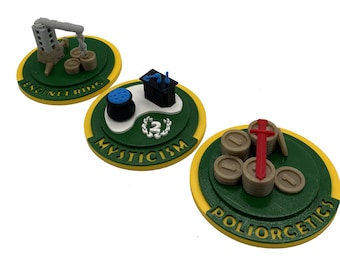 7 Wonders Duel science tokens Expansion set 1