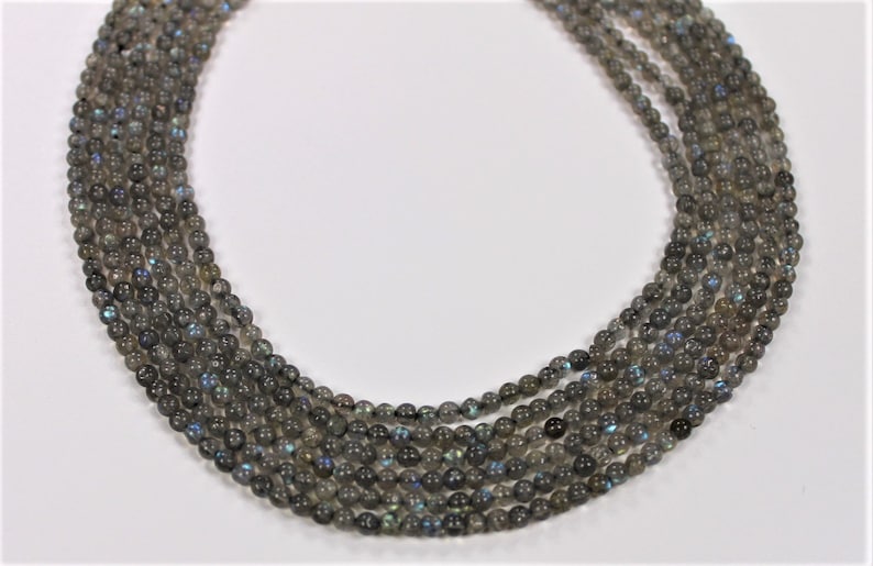 LABRADORITE plain round Beads,Full length 16Inches size 4 MM Plain round Beads For Jewelry Making,Wholesale Beads,Genuine Gemstones