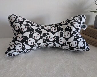 Cojín de hueso para lectura de libros, cojín ergonómico cervical, accesorio de panda, soporte de lectura de libros, regalo para lector de rodillas