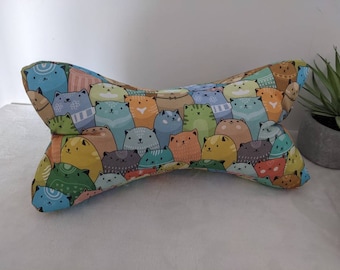 Reading bone cushion book ergonomic cervical ergonomic cushion cat accessory book reading support book knees reader gift