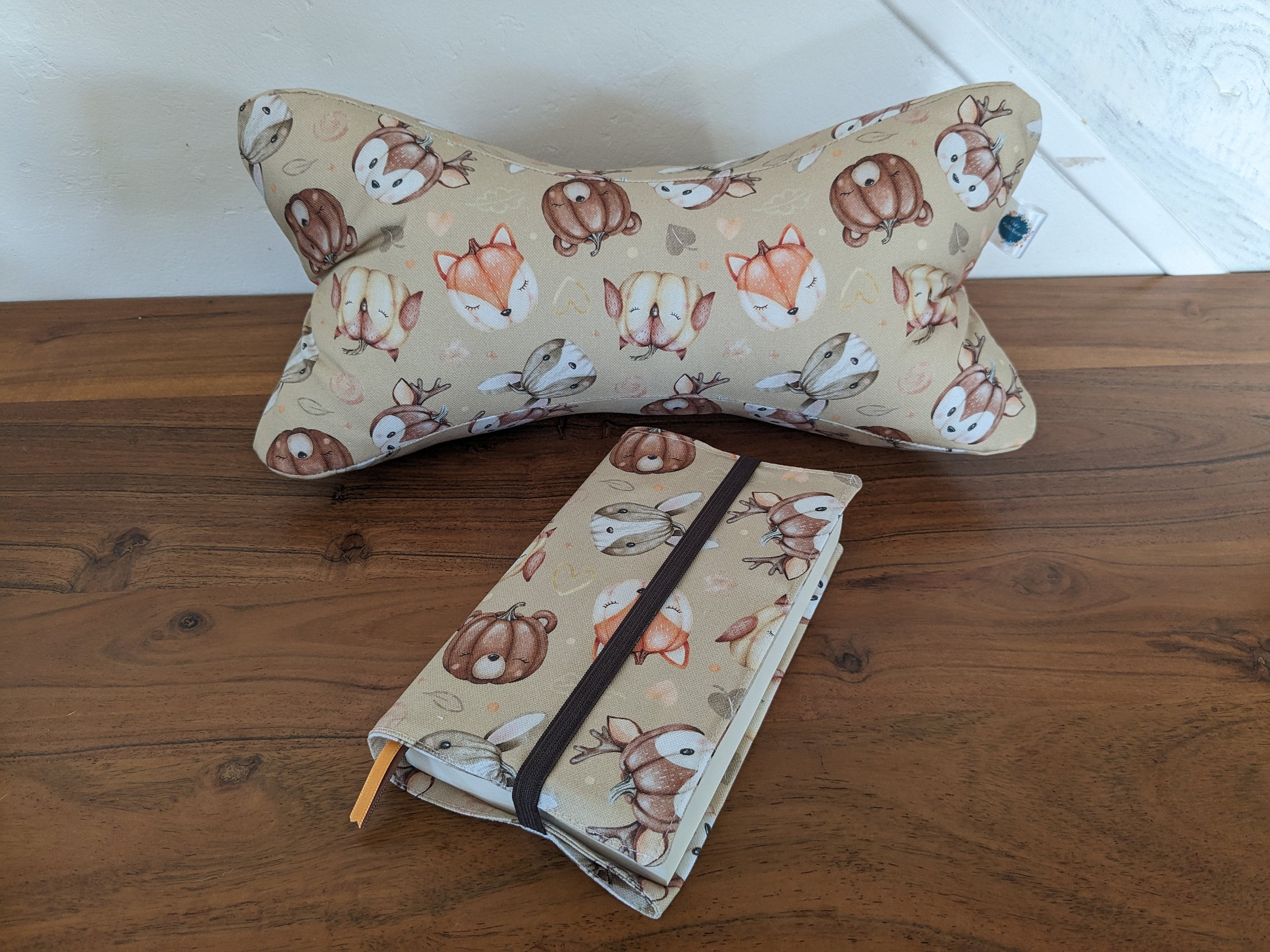 Cuscino Leggio Per Lettura - Con Supporto Per Libro Integrato, Design Floreale | Per Lettura A Letto O Divano