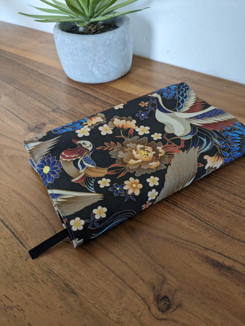 Japanese Crane Book Cover Pocket Size, Large Format and Manga