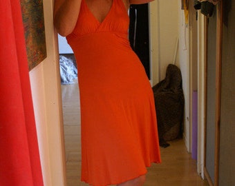 Amelie Neckholder Kleid orange*kleid, Sommerkleid,Tango,Tangodress
