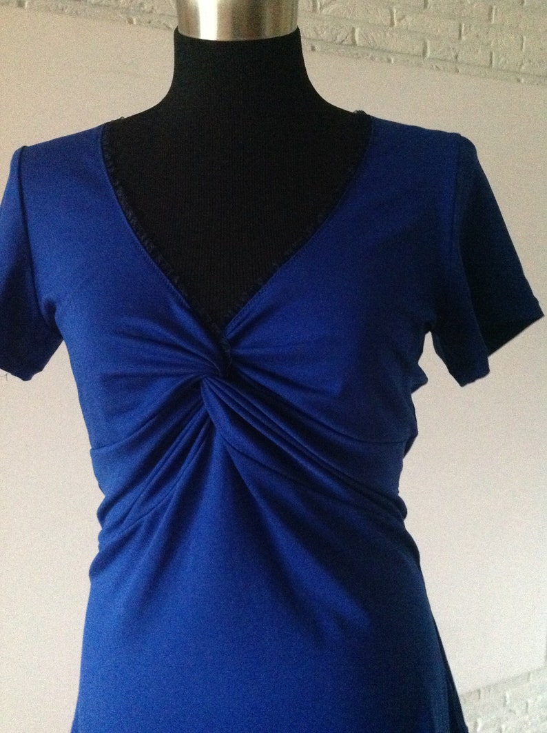 Carmen Top by Folle de Toi, Dekolleté ,Shirt,top, tango Blue