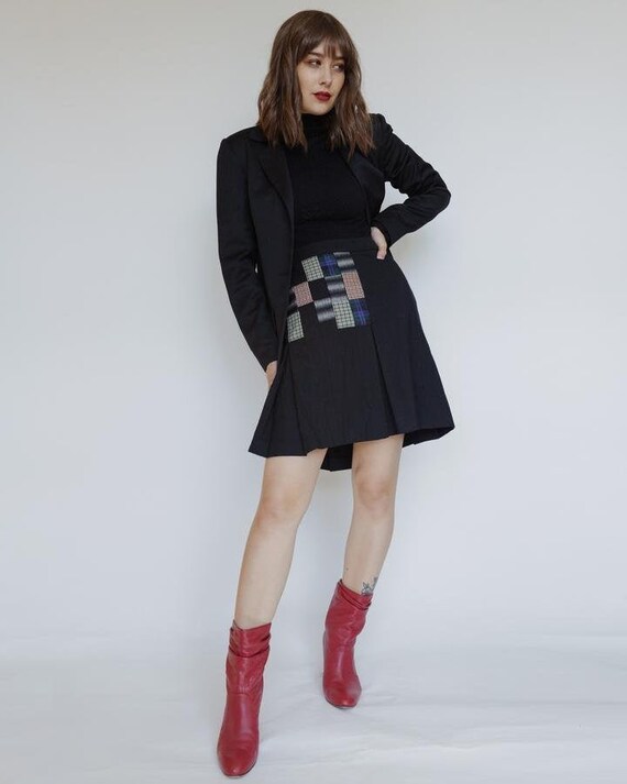 LAMB Patchwork Skirt