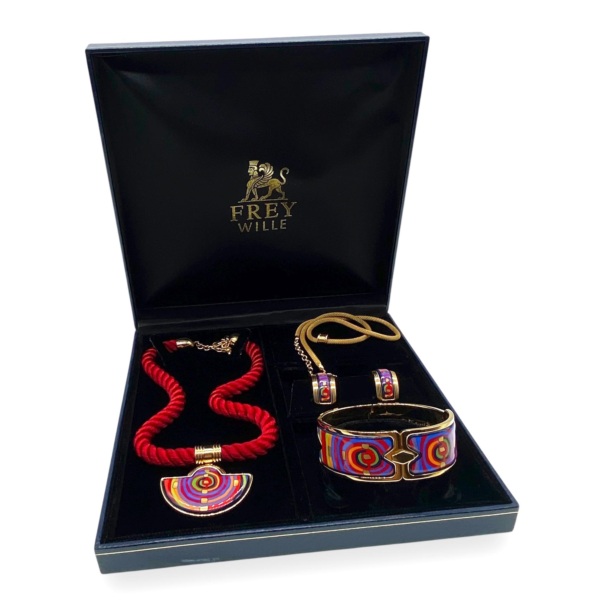 Frey Wille カラフルペンダントネックレス Frey Wille Necklace - Etsy