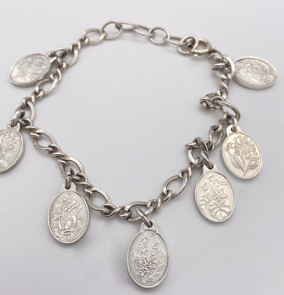 The Franklin Mint - the Seven Flowers of Love Sterling Silver