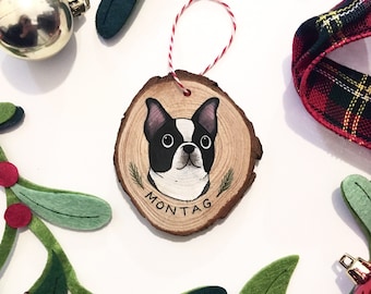 Custom Handpainted Pet Portrait Ornament
