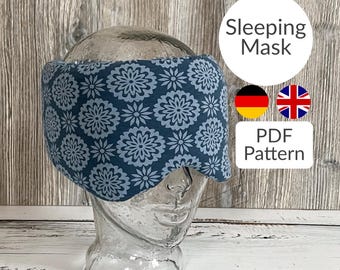 スリープマスク HEAVEN 縫製パターン PDF