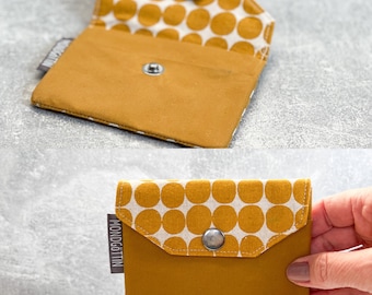 Wallet PEPI, sewing pattern, sewing a small wallet, wallet